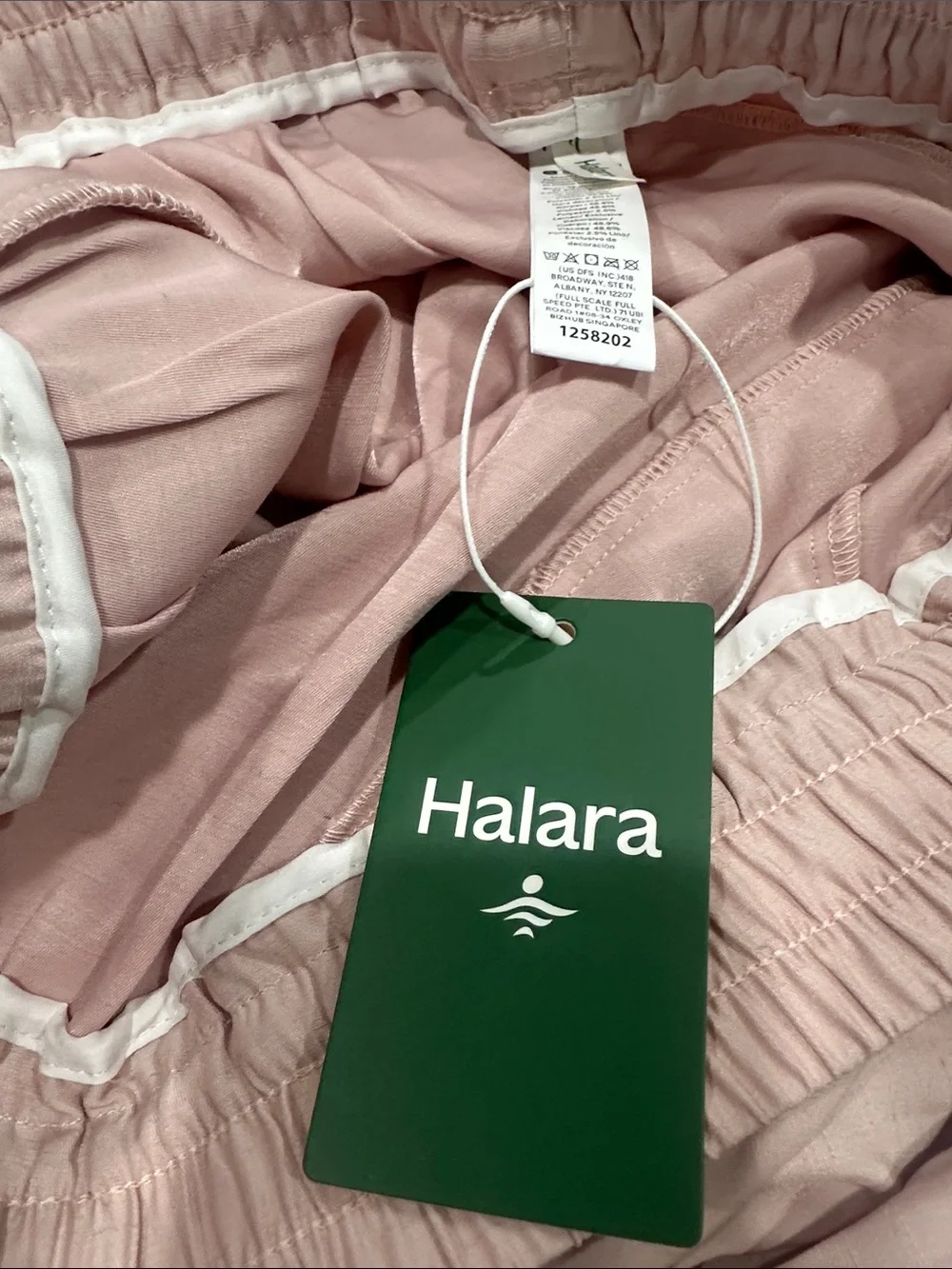 HALARA High Wasted Drawstring Pocket Wide Leg Pants Size XL